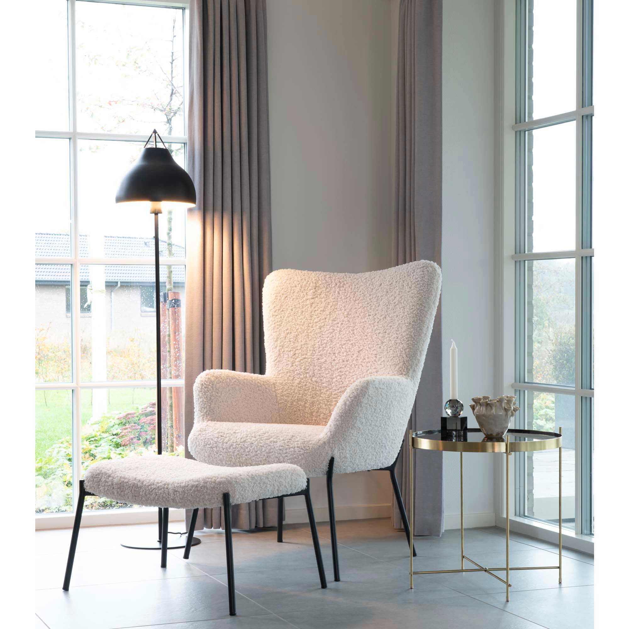Venezia – Couchtisch, Glas & Stahlgestell Ø48×48 cm